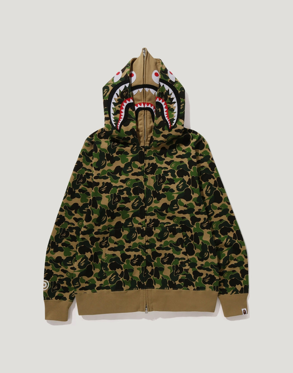 ABC CAMO DOUBLE SHARK FULL ZIP HOODIE M