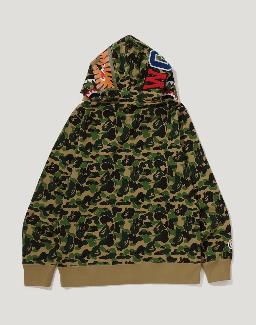 ABC CAMO DOUBLE SHARK FULL ZIP HOODIE M