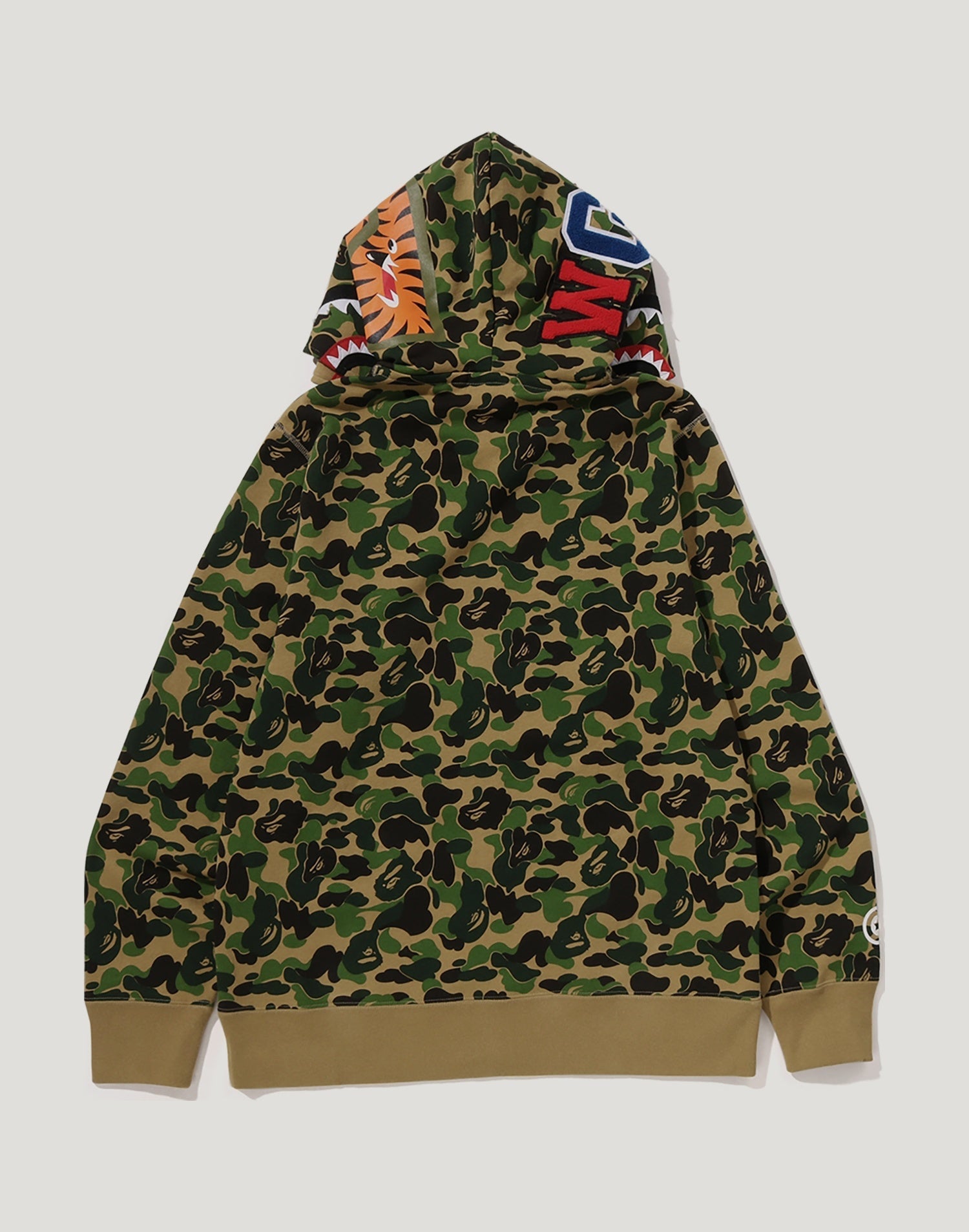 ABC CAMO DOUBLE SHARK FULL ZIP HOODIE M