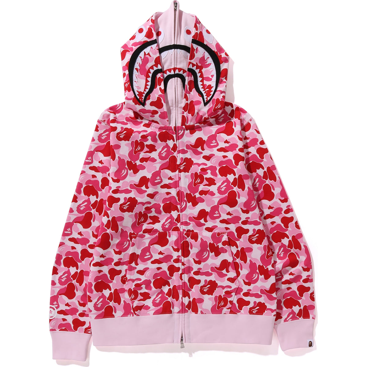 ABC CAMO DOUBLE SHARK FULL ZIP HOODIE M