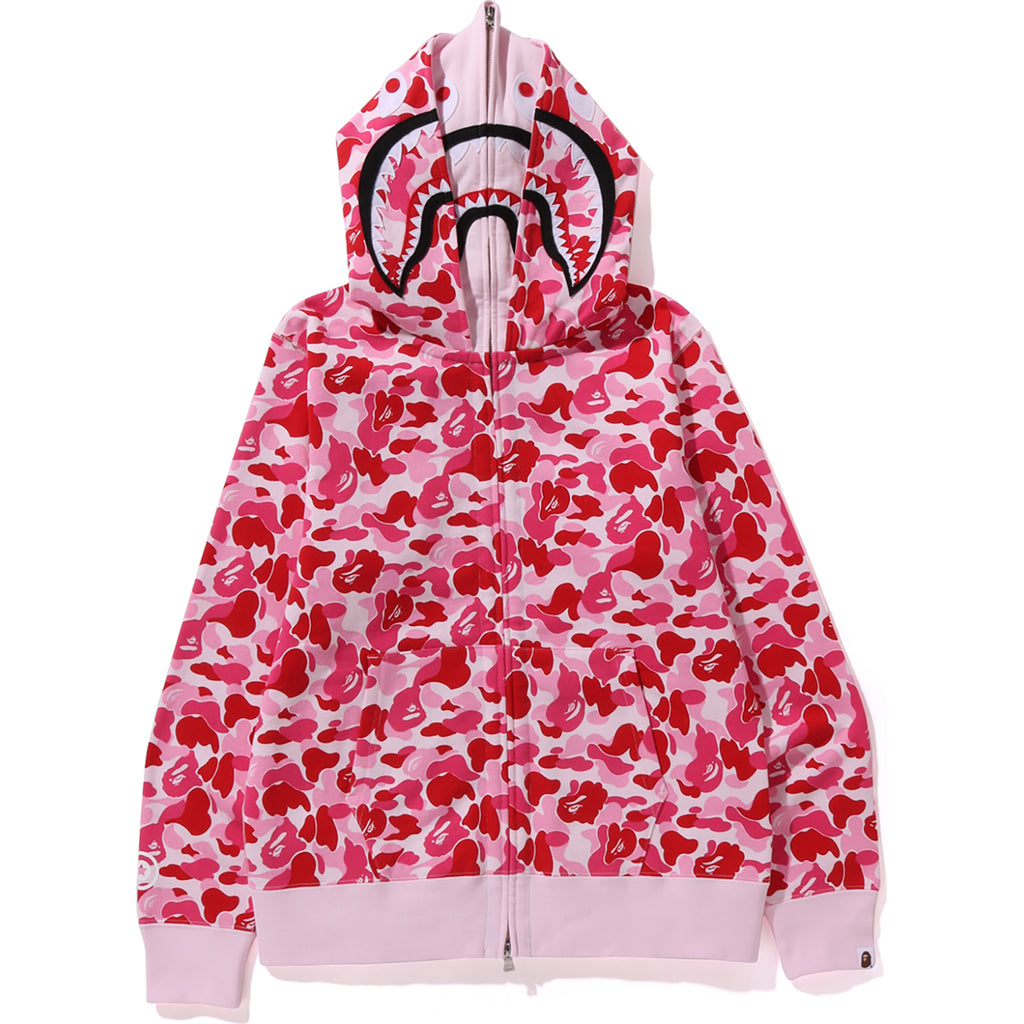 ABC CAMO DOUBLE SHARK FULL ZIP HOODIE MENS