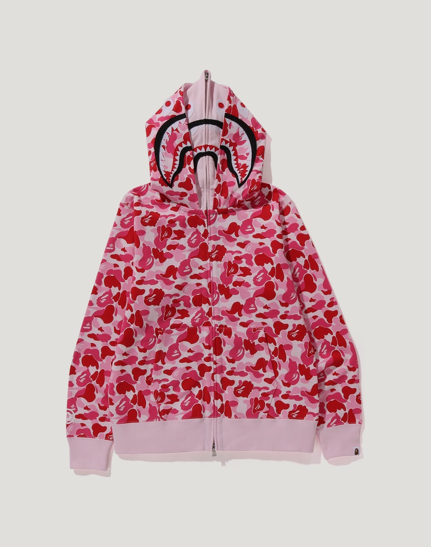 ABC CAMO DOUBLE SHARK FULL ZIP HOODIE MENS