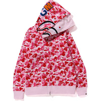 ABC CAMO DOUBLE SHARK FULL ZIP HOODIE M