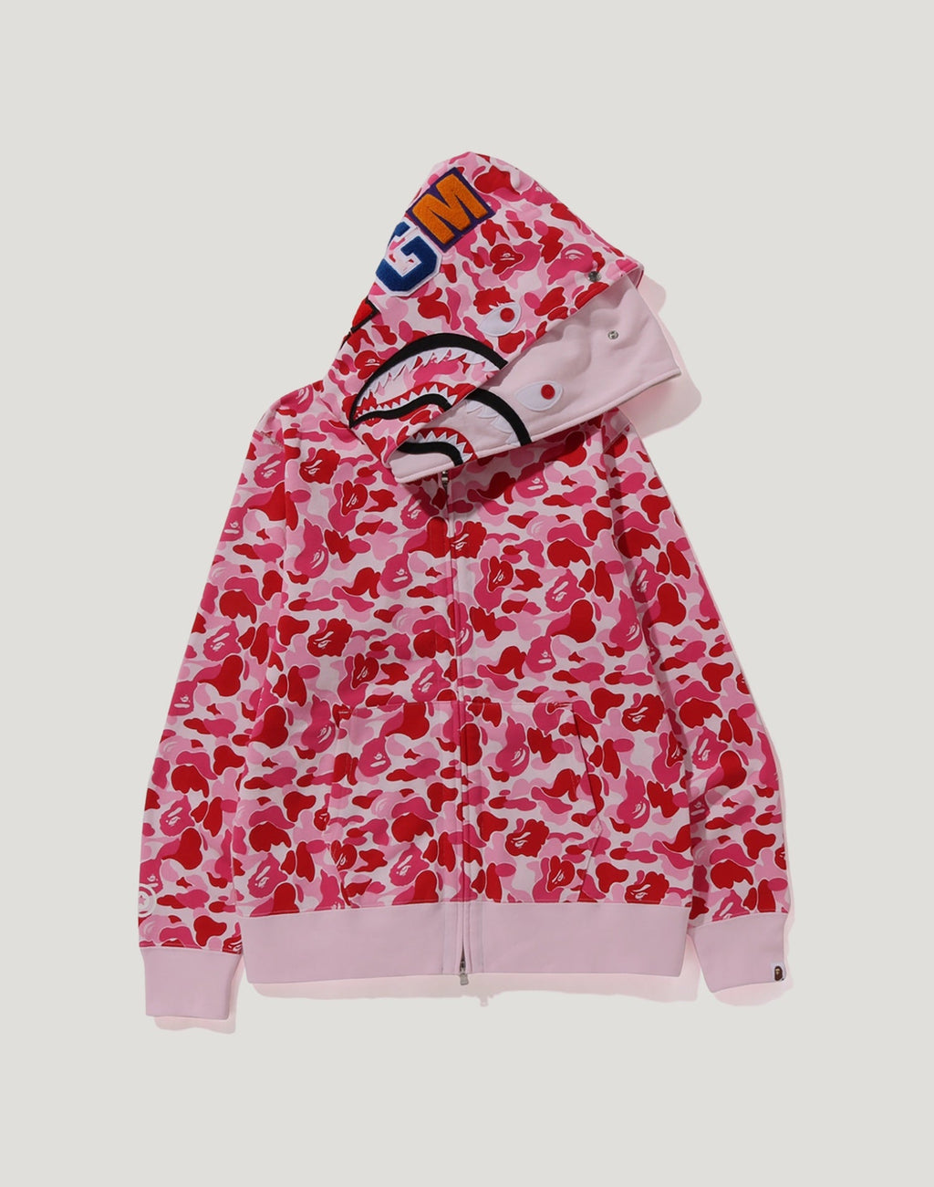 ABC CAMO DOUBLE SHARK FULL ZIP HOODIE M