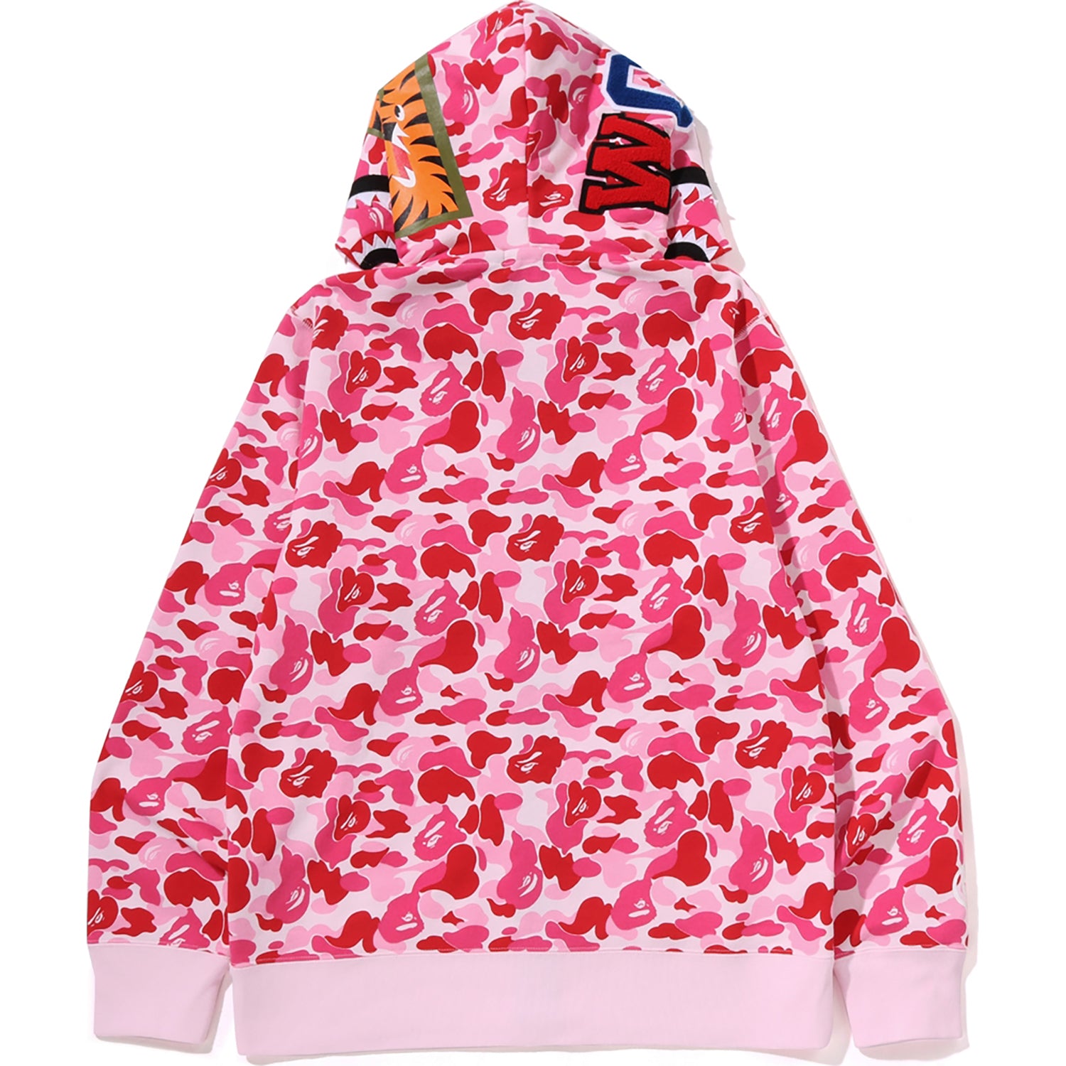 ABC CAMO DOUBLE SHARK FULL ZIP HOODIE MENS