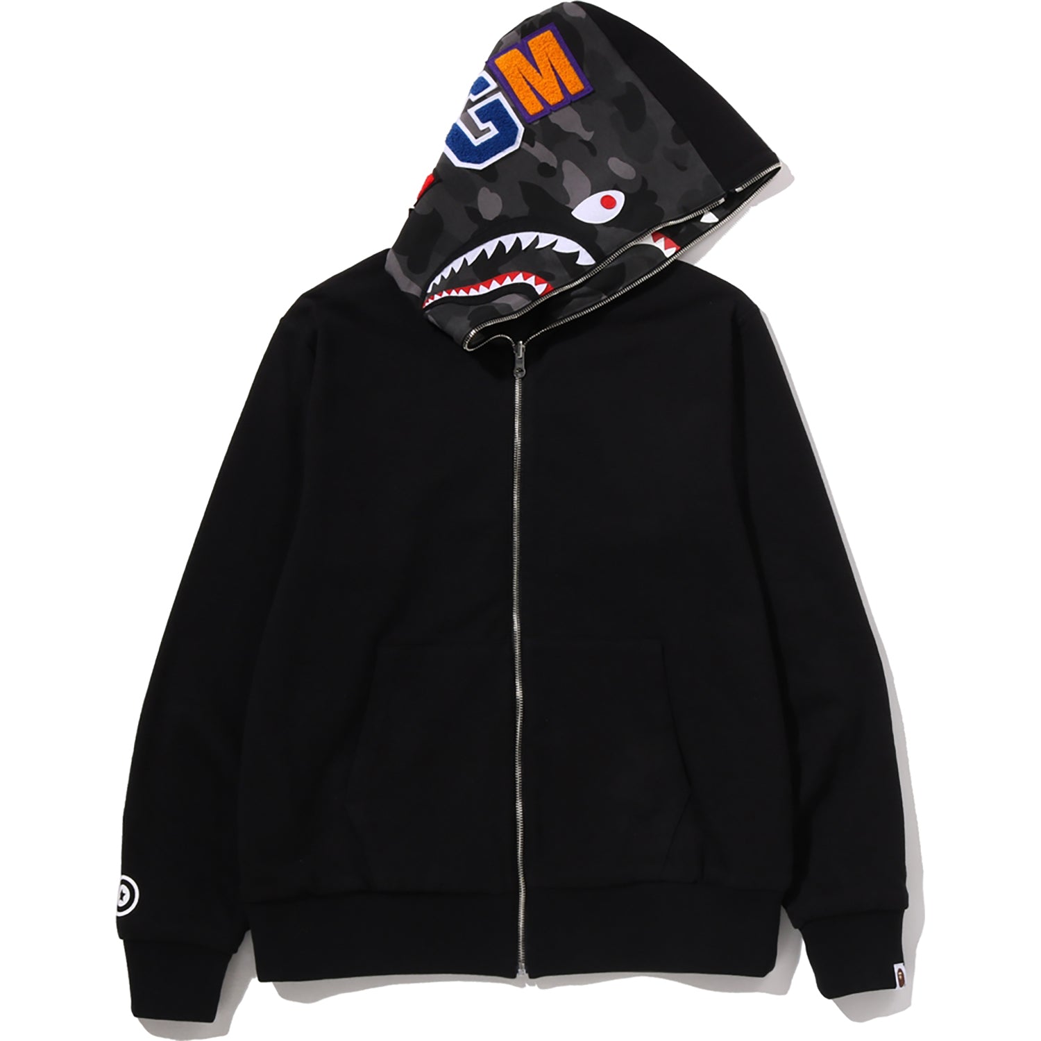 パーカー REVERSIBLE SHARK FULL ZIP HOODIE COLOR CAMO REVERSIBLE SHARK FULL ZIP HOODIE MENS – us.bape.com