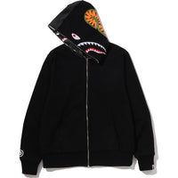 COLOR CAMO REVERSIBLE SHARK FULL ZIP HOODIE MENS