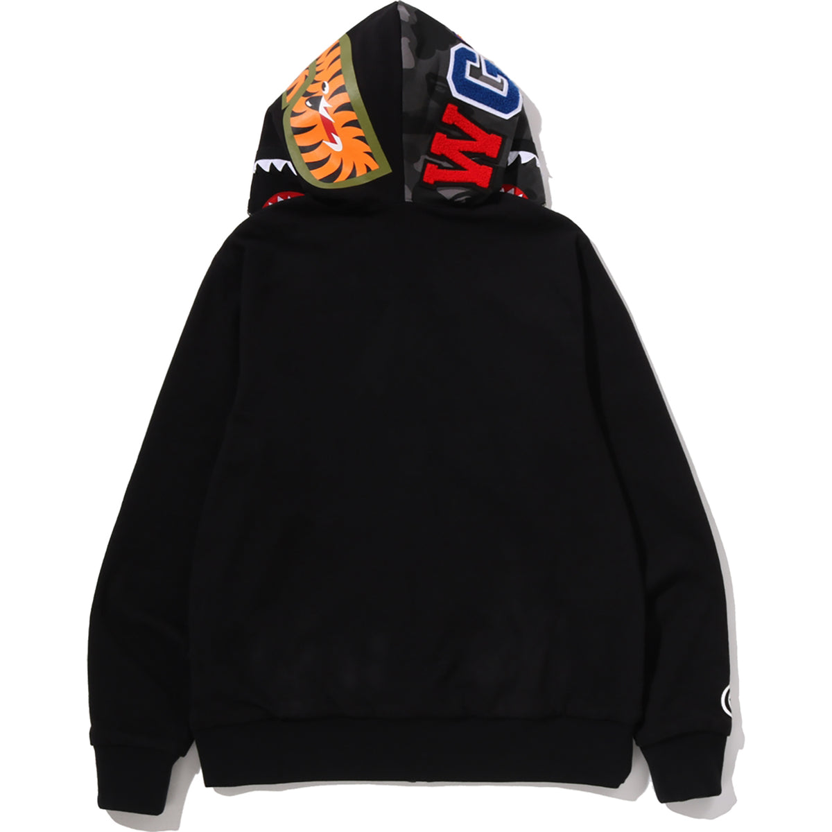 COLOR CAMO REVERSIBLE SHARK FULL ZIP HOODIE MENS