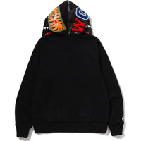 COLOR CAMO REVERSIBLE SHARK FULL ZIP HOODIE MENS