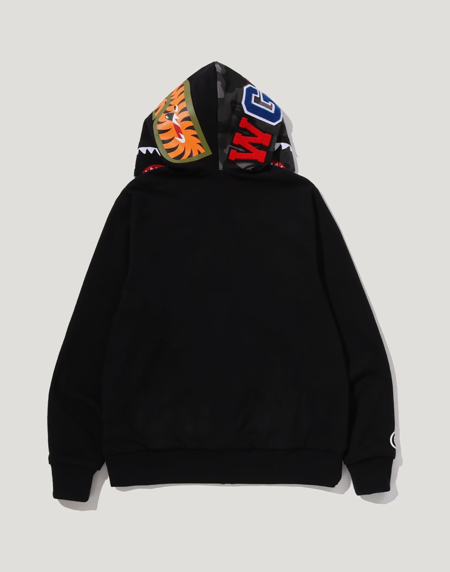 COLOR CAMO REVERSIBLE SHARK FULL ZIP HOODIE MENS