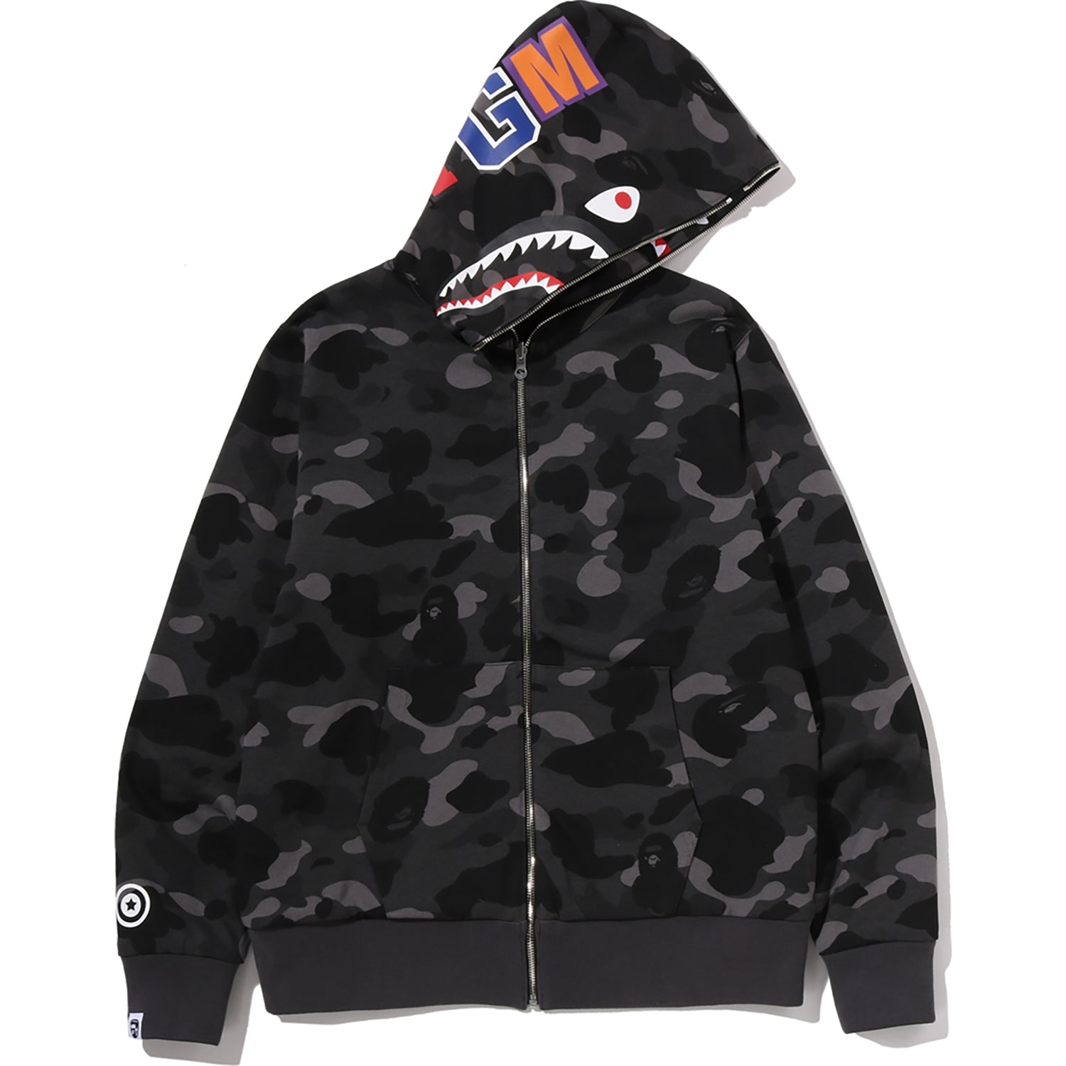 COLOR CAMO REVERSIBLE SHARK FULL ZIP HOODIE MENS – us.bape.com