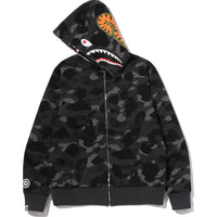 COLOR CAMO REVERSIBLE SHARK FULL ZIP HOODIE MENS