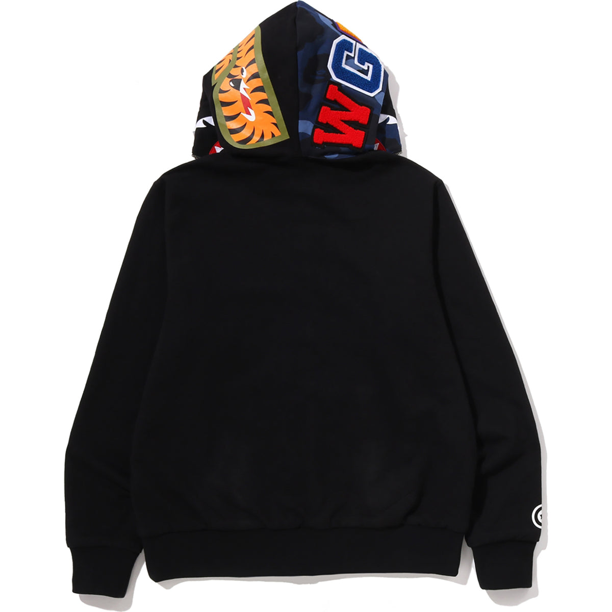 COLOR CAMO REVERSIBLE SHARK FULL ZIP HOODIE MENS