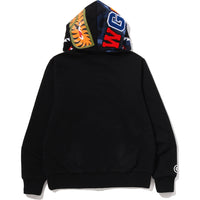 COLOR CAMO REVERSIBLE SHARK FULL ZIP HOODIE MENS