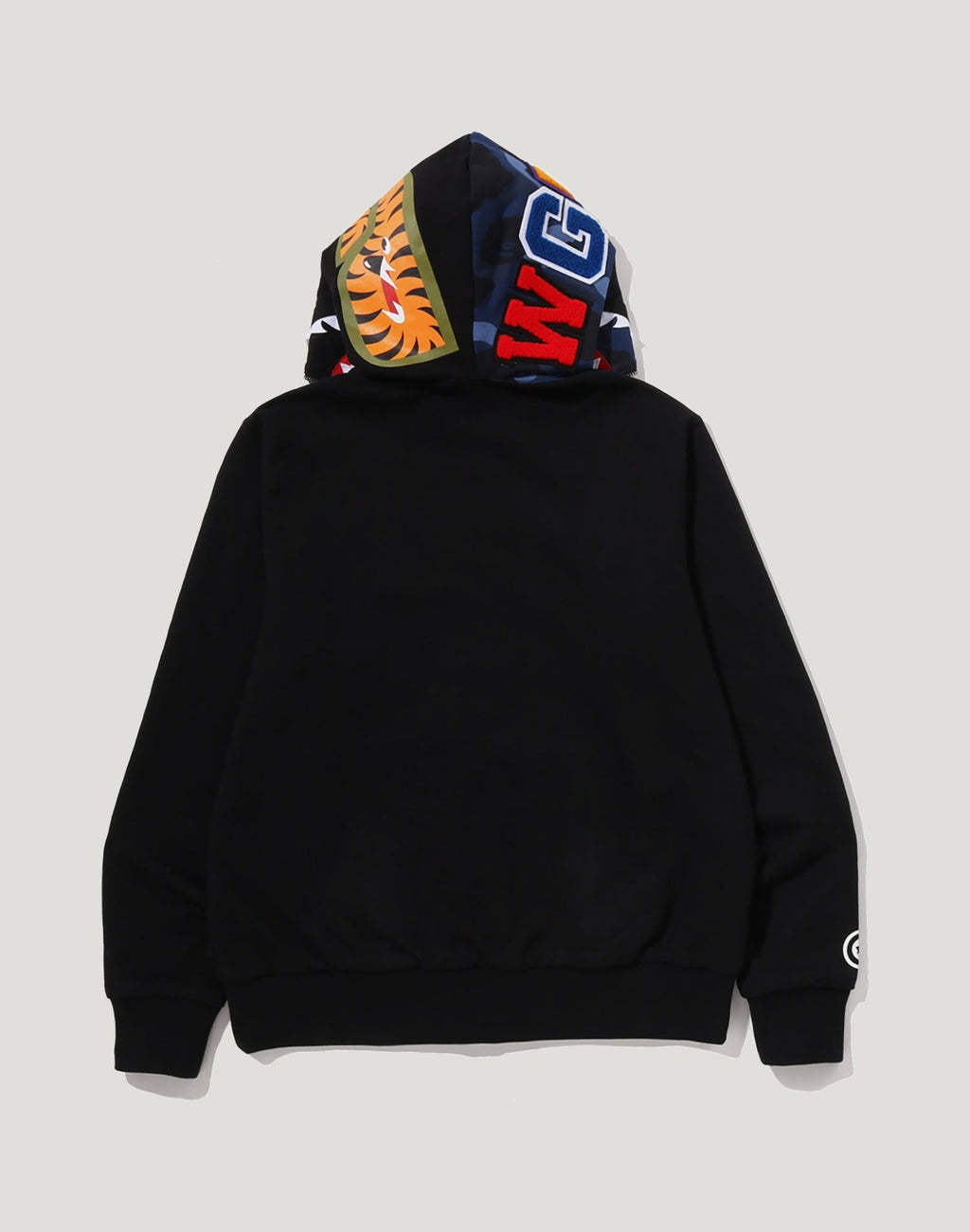 COLOR CAMO REVERSIBLE SHARK FULL ZIP HOODIE MENS