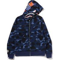 COLOR CAMO REVERSIBLE SHARK FULL ZIP HOODIE MENS