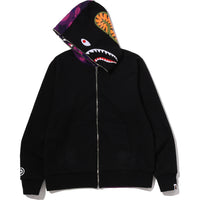 COLOR CAMO REVERSIBLE SHARK FULL ZIP HOODIE MENS