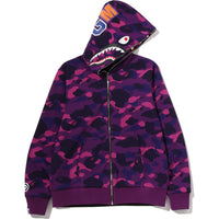 COLOR CAMO REVERSIBLE SHARK FULL ZIP HOODIE MENS