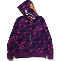 COLOR CAMO REVERSIBLE SHARK FULL ZIP HOODIE MENS