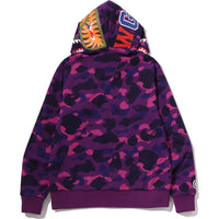 COLOR CAMO REVERSIBLE SHARK FULL ZIP HOODIE MENS