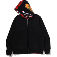 COLOR CAMO REVERSIBLE SHARK FULL ZIP HOODIE MENS