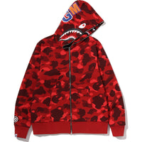 COLOR CAMO REVERSIBLE SHARK FULL ZIP HOODIE MENS