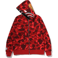 COLOR CAMO REVERSIBLE SHARK FULL ZIP HOODIE MENS