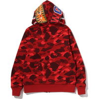 COLOR CAMO REVERSIBLE SHARK FULL ZIP HOODIE MENS