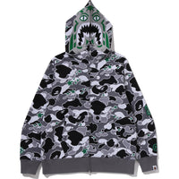 BAPE X HIDDEN STA CAMO TIGER FULL ZIP HOODIE MENS