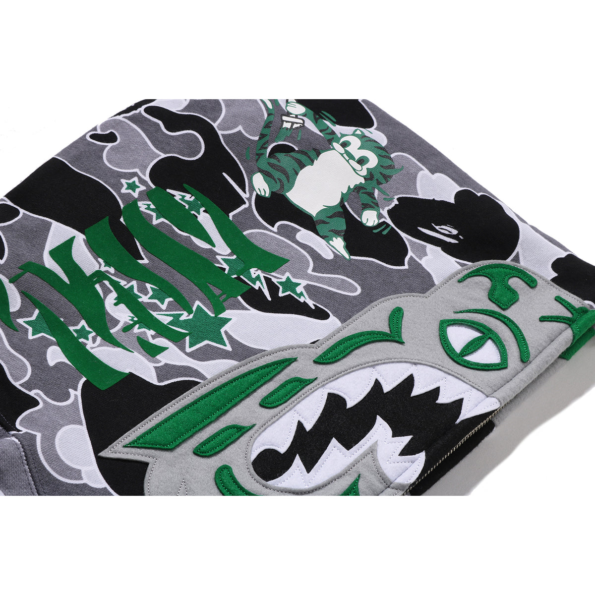 BAPE X HIDDEN STA CAMO TIGER FULL ZIP HOODIE MENS