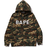 GLITCH WOODLAND CAMO FULL ZIP HOODIE MENS