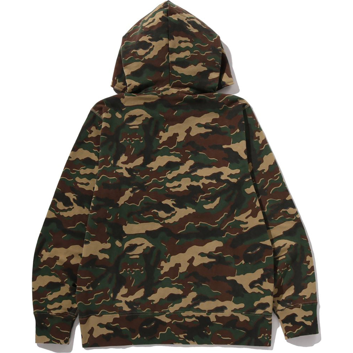 GLITCH WOODLAND CAMO FULL ZIP HOODIE MENS