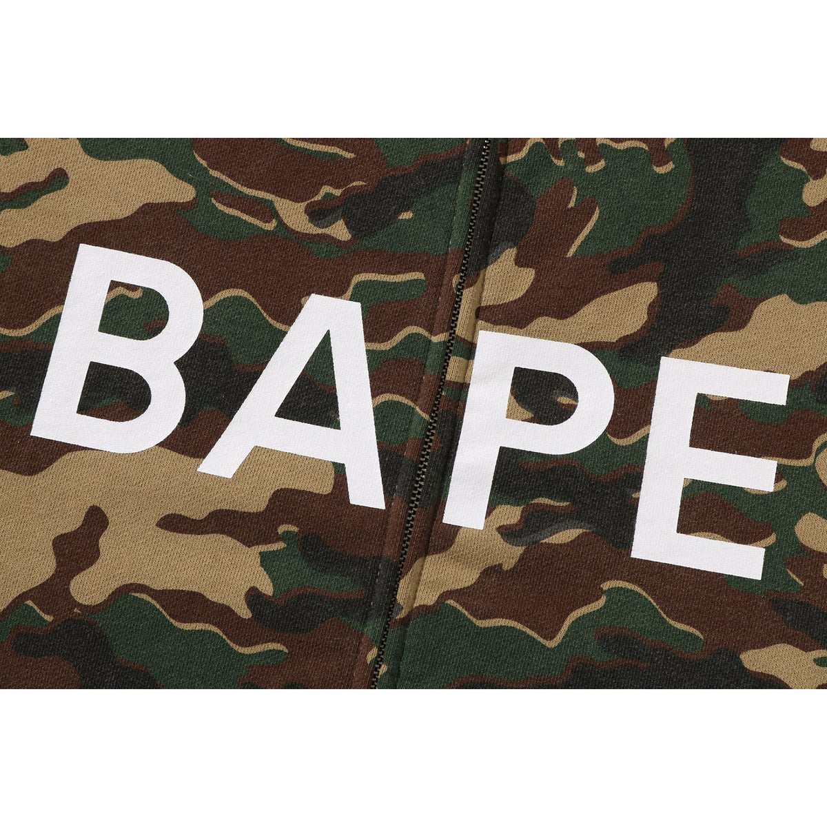 GLITCH WOODLAND CAMO FULL ZIP HOODIE MENS