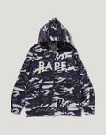 GLITCH WOODLAND CAMO FULL ZIP HOODIE MENS
