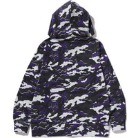 GLITCH WOODLAND CAMO FULL ZIP HOODIE MENS