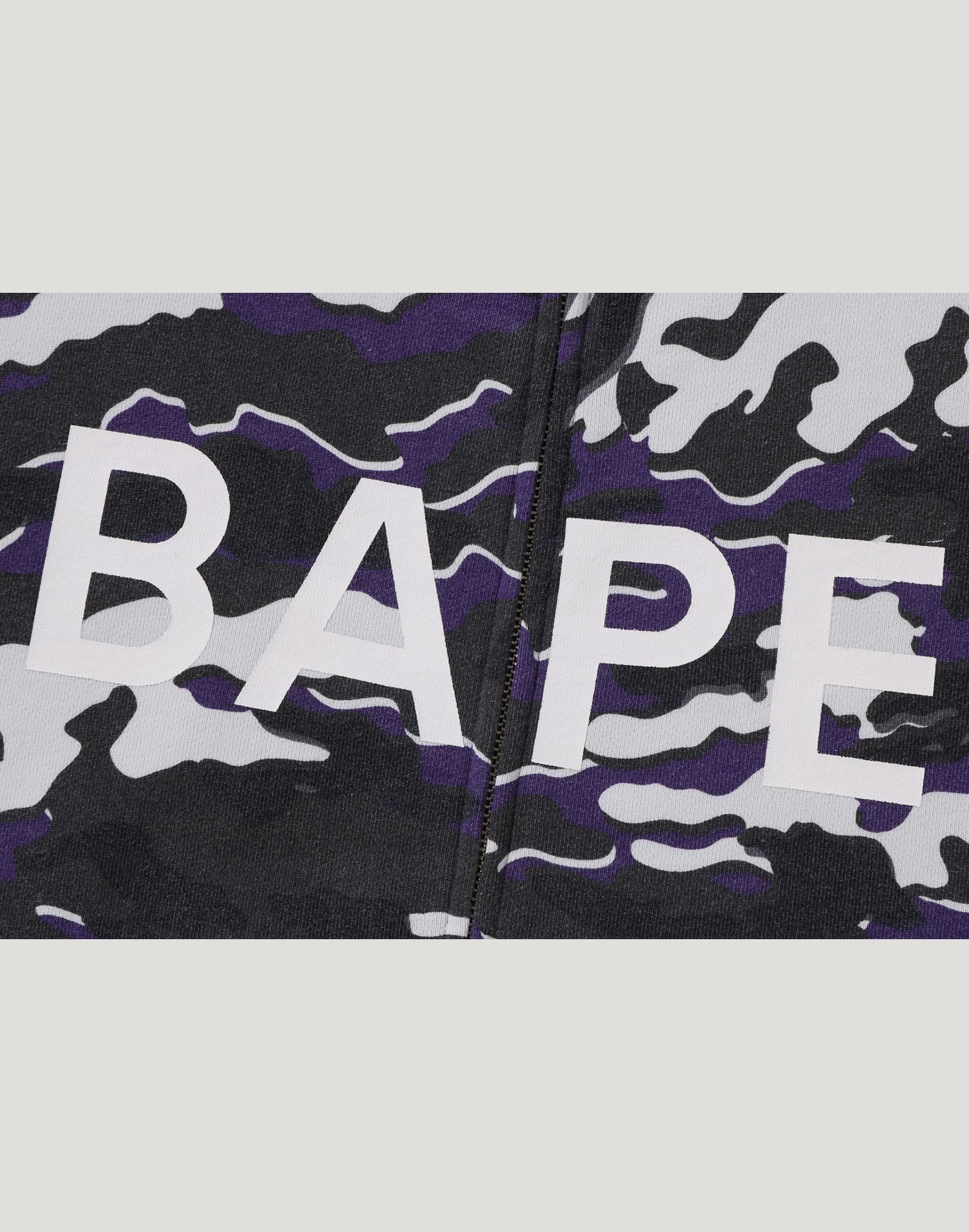 GLITCH WOODLAND CAMO FULL ZIP HOODIE MENS