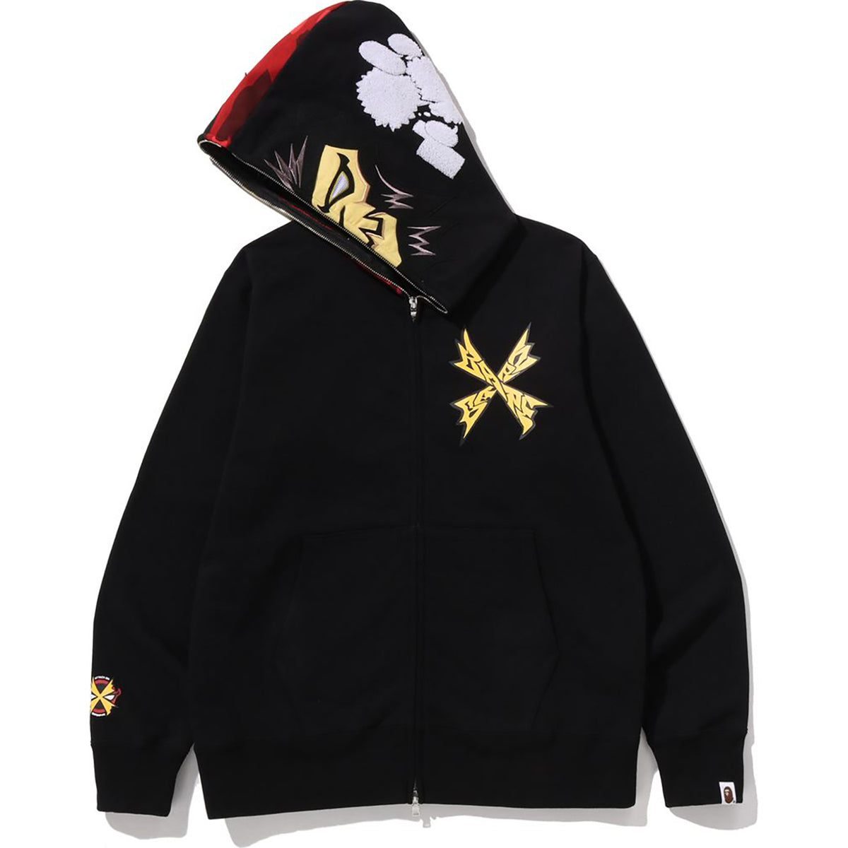 BAPEMAN-X FULL ZIP HOODIE MENS