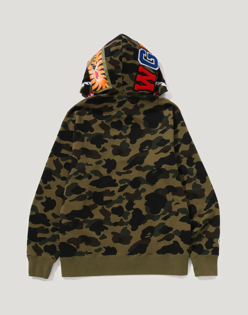 1ST CAMO SHARK FULL ZIP HOODIE MENS