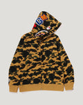 1ST CAMO SHARK FULL ZIP HOODIE MENS