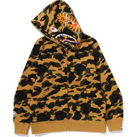 1ST CAMO SHARK FULL ZIP HOODIE MENS