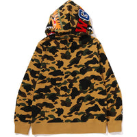 1ST CAMO SHARK FULL ZIP HOODIE MENS