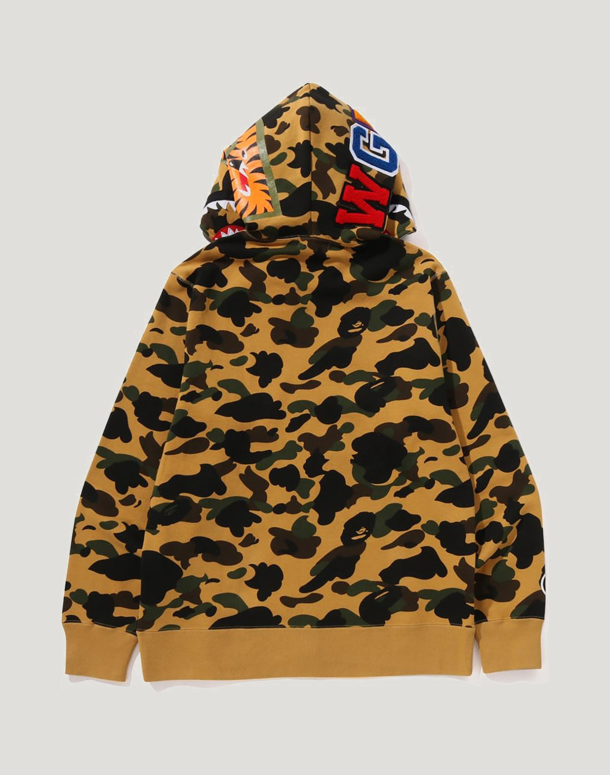 1ST CAMO SHARK FULL ZIP HOODIE MENS