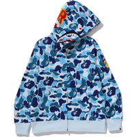 ABC CAMO 2ND SHARK FULL ZIP HOODIE MENS