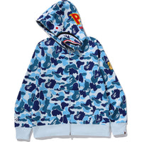 ABC CAMO 2ND SHARK FULL ZIP HOODIE MENS