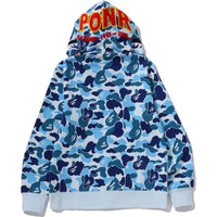 ABC CAMO 2ND SHARK FULL ZIP HOODIE MENS