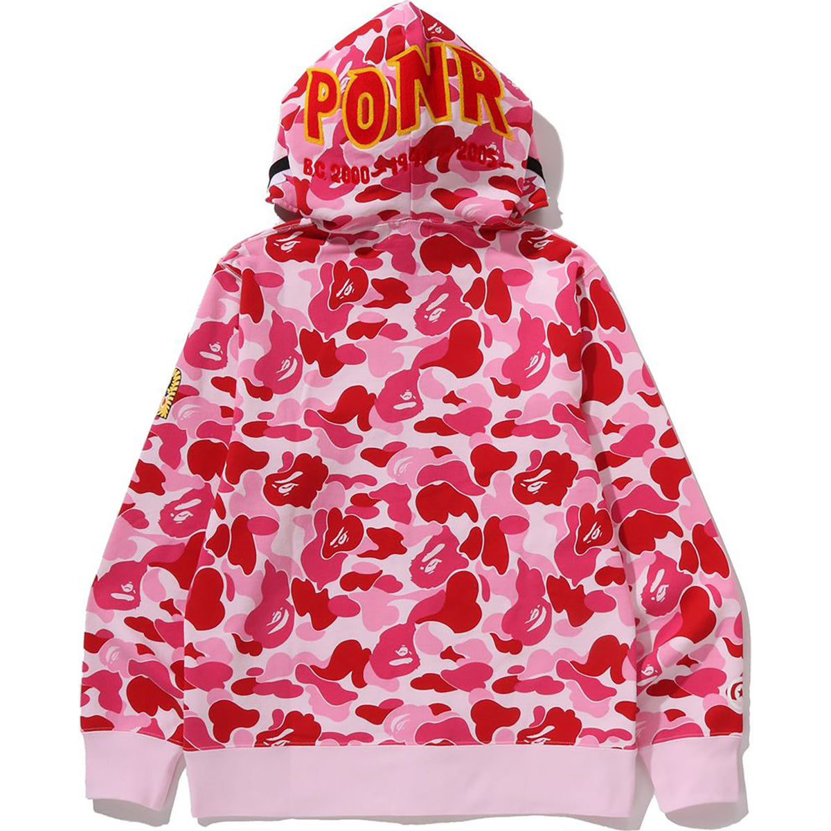 ABC CAMO 2ND SHARK FULL ZIP HOODIE MENS