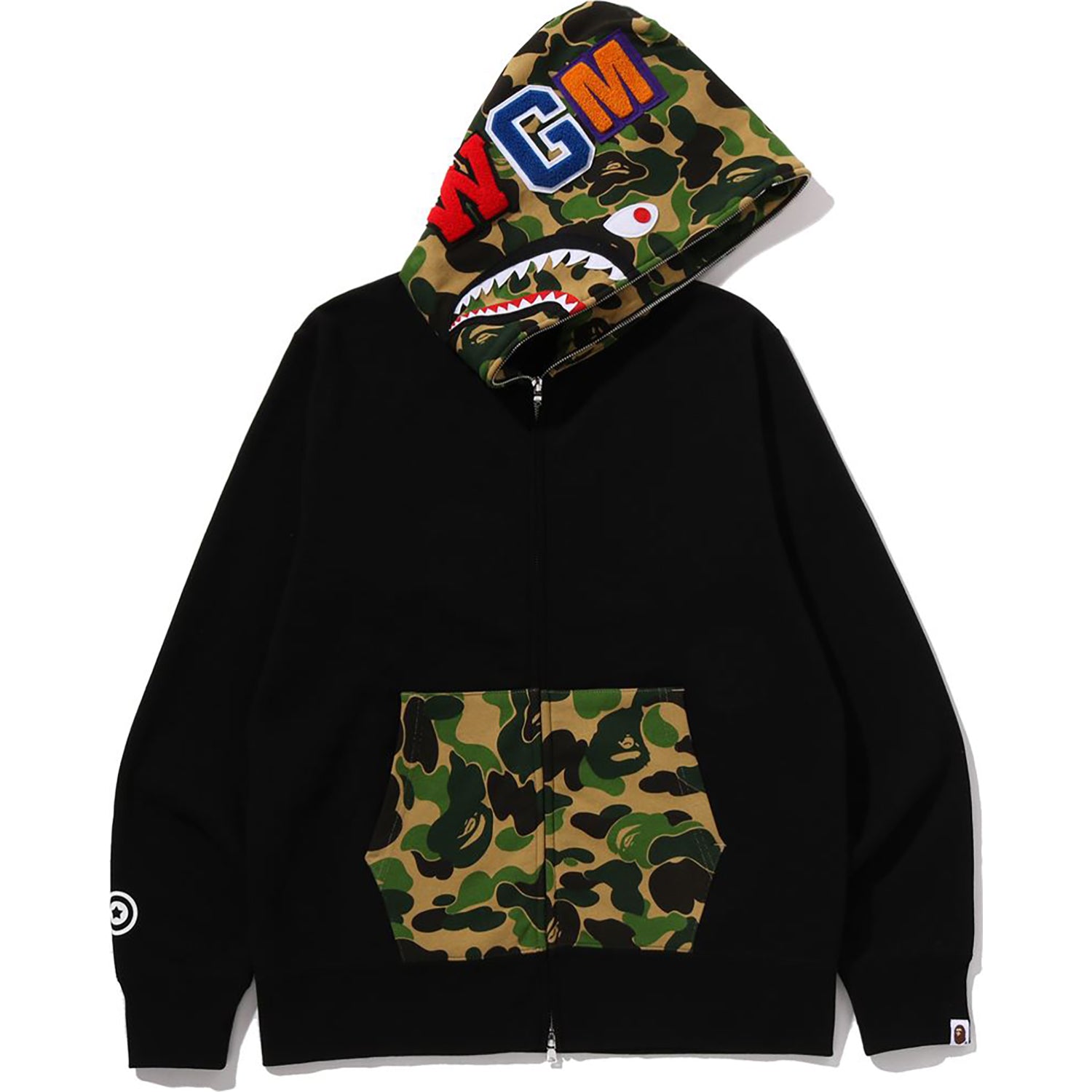 ABC CAMO SHARK FULL ZIP HOODIE MENS – us.bape.com