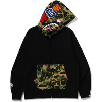 ABC CAMO SHARK FULL ZIP HOODIE MENS