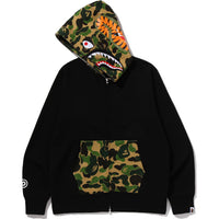 ABC CAMO SHARK FULL ZIP HOODIE MENS