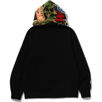 ABC CAMO SHARK FULL ZIP HOODIE MENS
